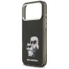Etui Karl Lagerfeld IML Aquarelle Karl   & Choupette & Logo MagSafe do iPhone 17 Pro czarny